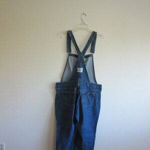 LEVI STRAUSS Women's Blue Denim Overalls Size 18W